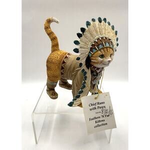 Hamilton Collection 'Chief Runs With Paws' Feather 'N Fur Kittens Collection